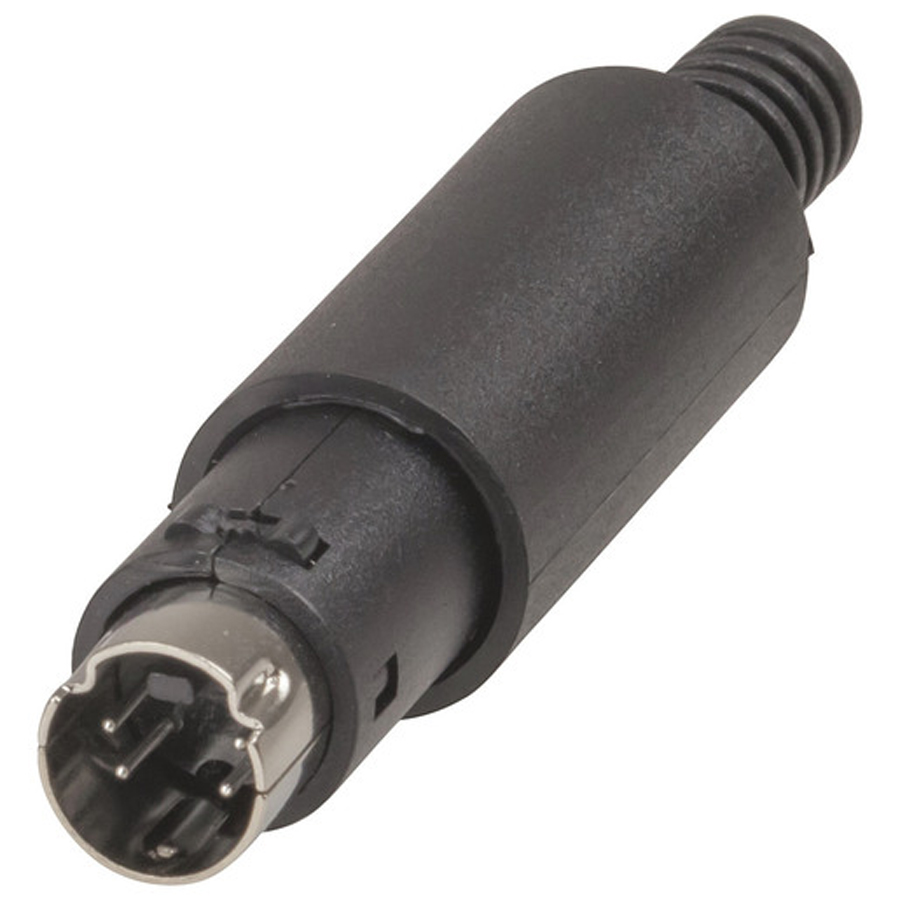 4 Pin MINI DIN  S-VHS Plug 