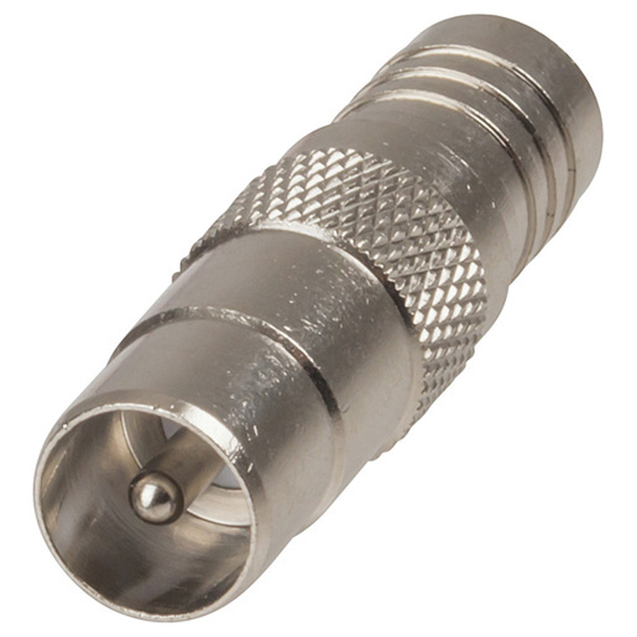 PAL TV Line Plug with Integral Crimp Ring &amp; Centre Pin RG6 