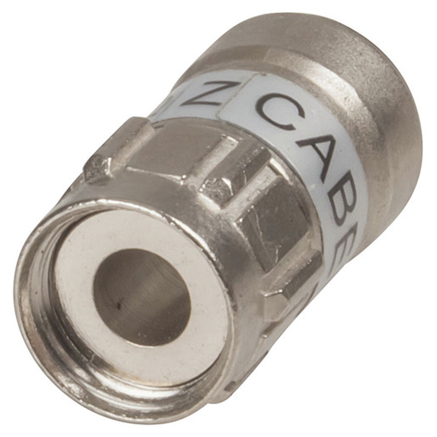 Tool-Less F59 Compression Plug to Suit RG6 Cable 