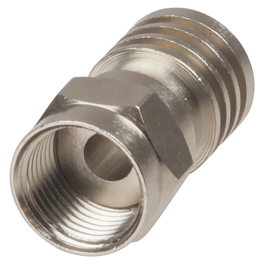Heavy Duty Integral Crimp F59 Plug to Suit RG59 Cable 