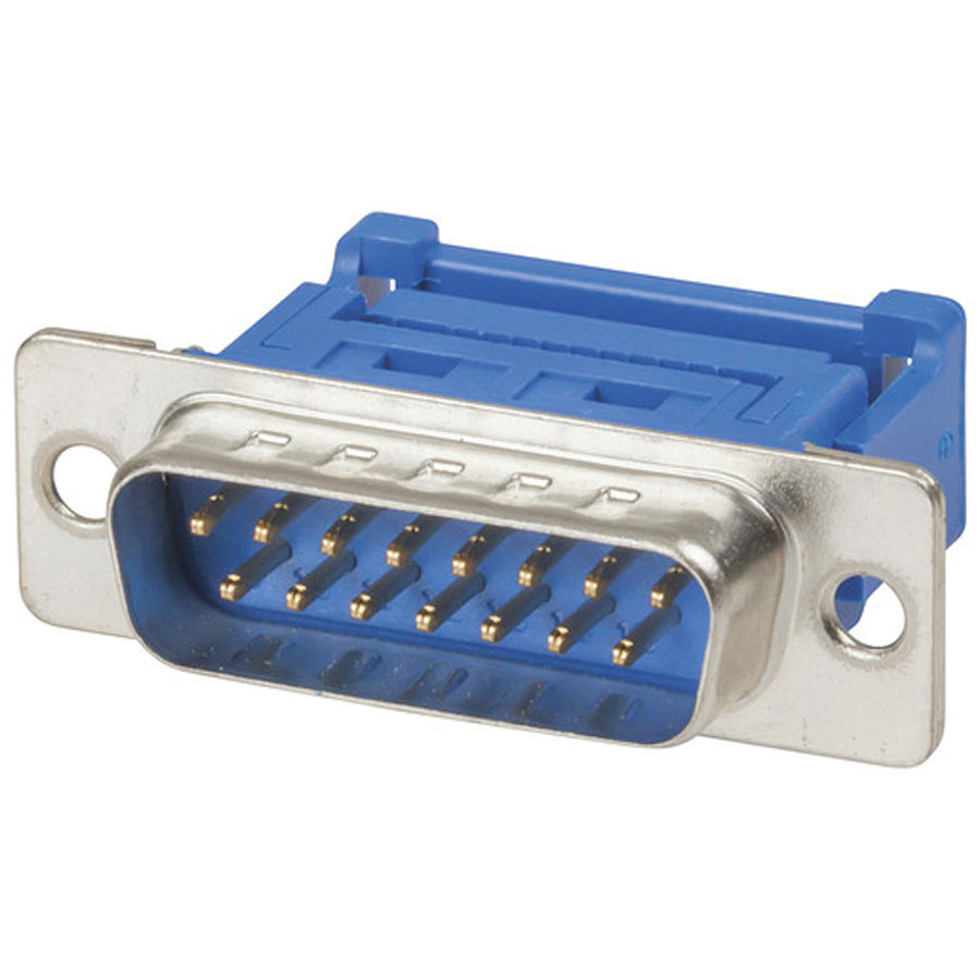 DB15 Male IDC Connector 