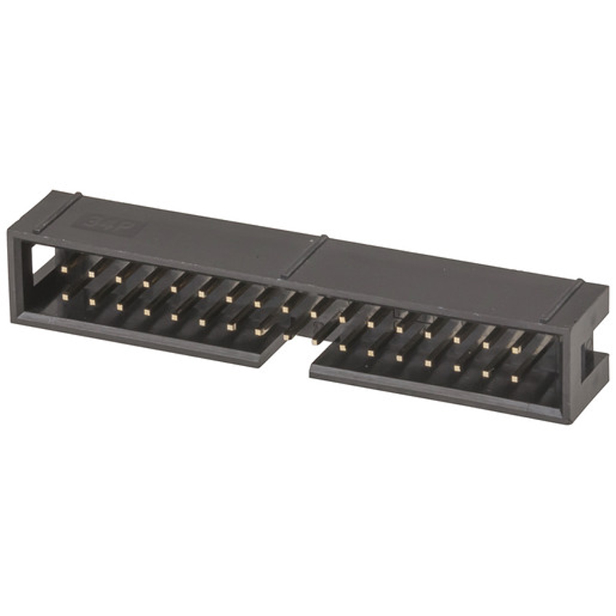 34 Pin IDC Vertical Header 