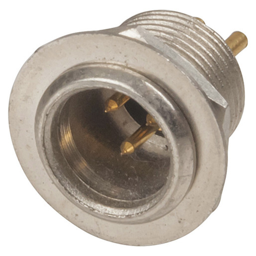 3 Pin Chassis Male Mini XLR Style Connector 