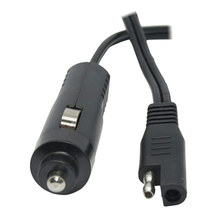 SAE Plug to Cigarette Plug Cable 