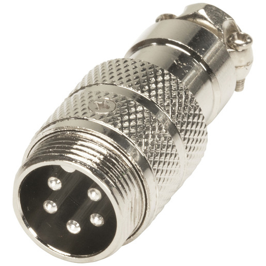 5 Pin Line Male Microphone Connector 