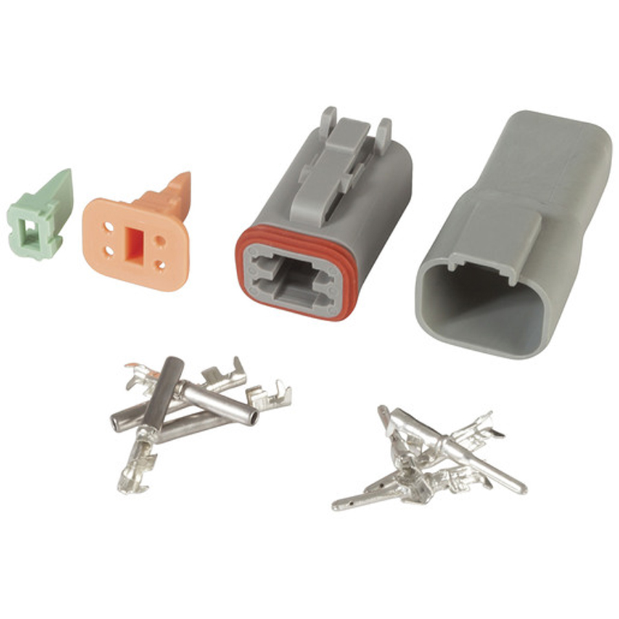 4-Way Weatherproof Deutsch Connector Set 