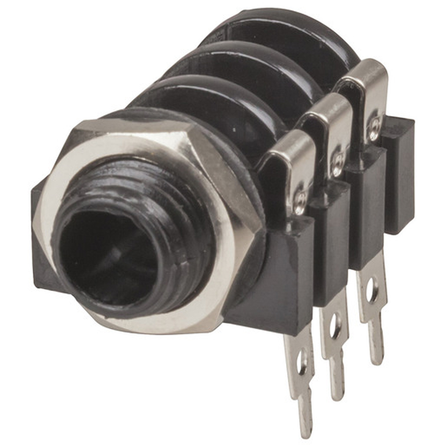 6.5mm Stereo INSULATED UNSWITCHED Socket 