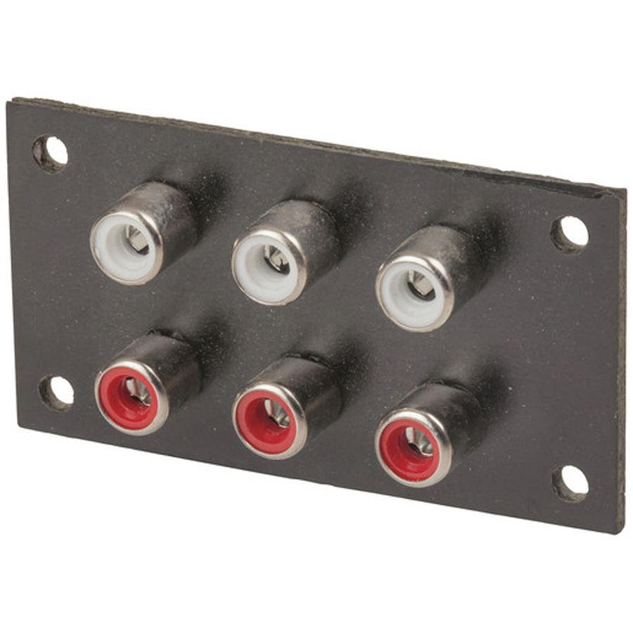 6 WAY PHENOLIC RCA Socket 