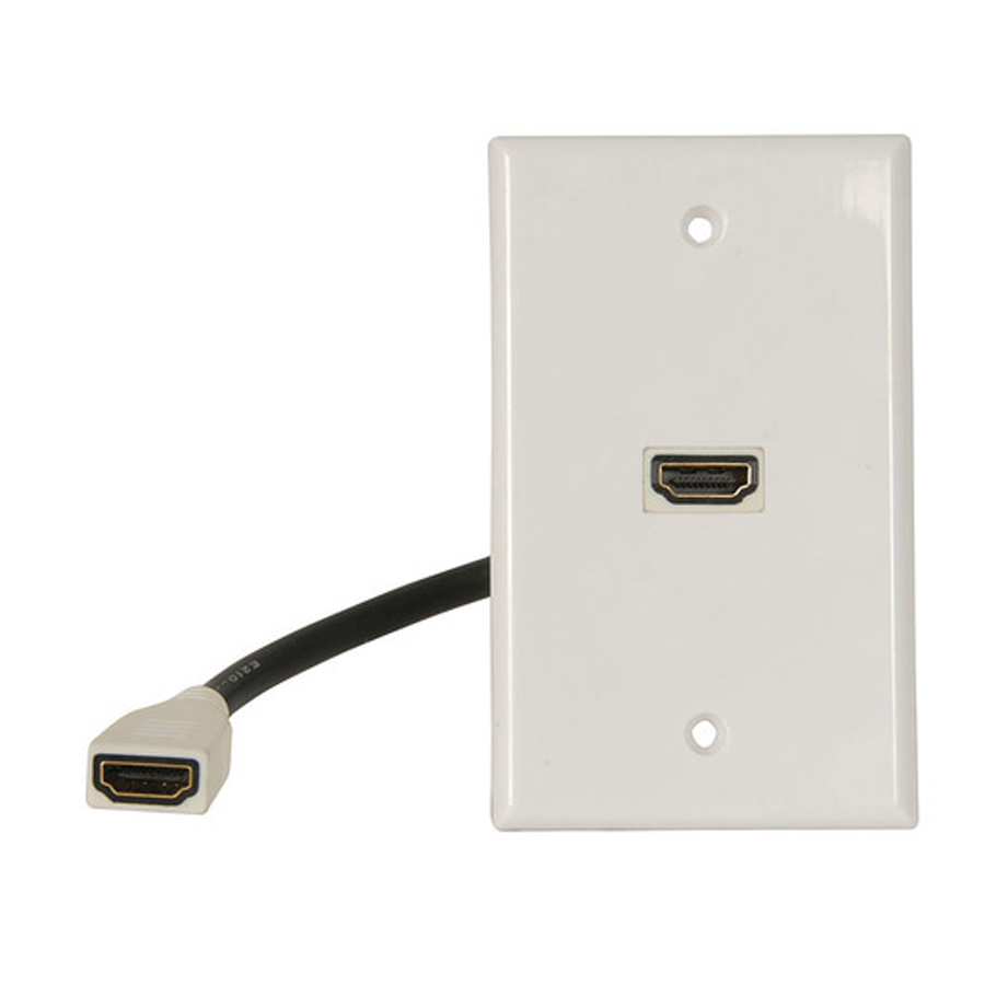HDMI 2.0 wall plate with flylead 