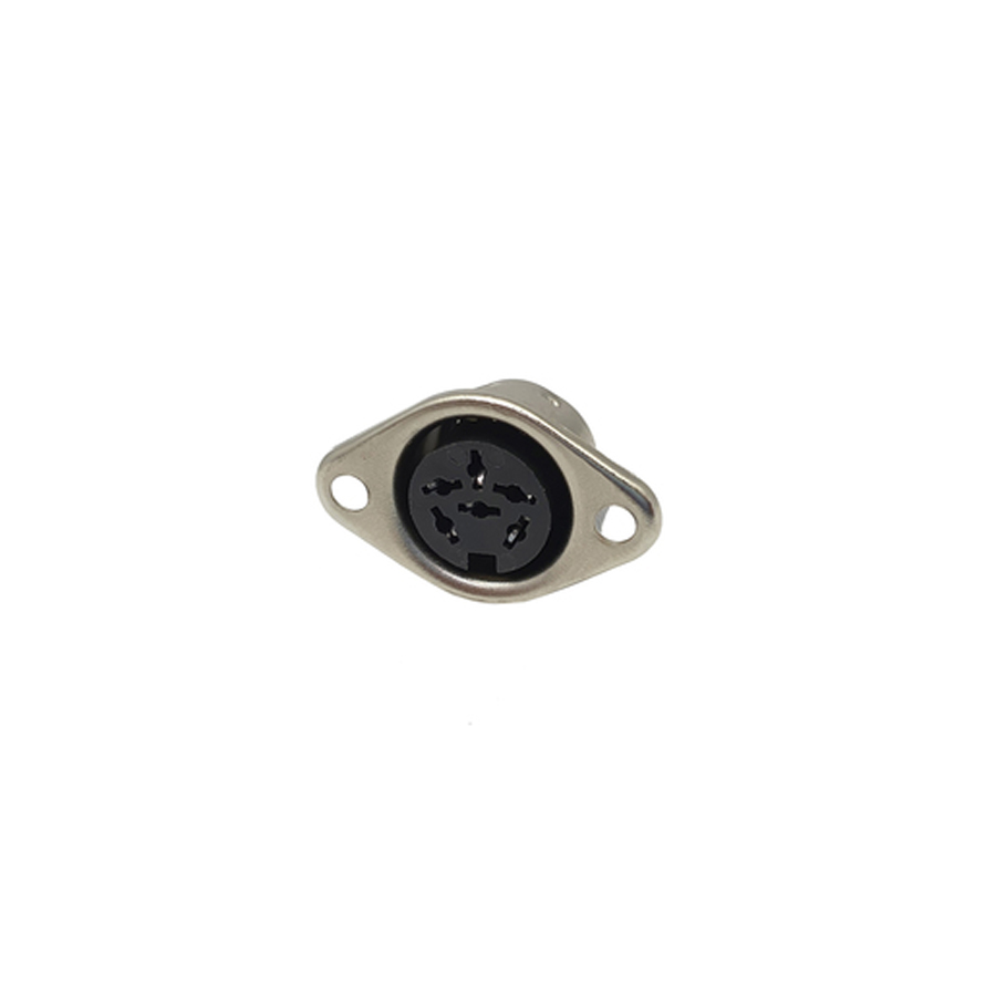 6 Pin DIN PANEL Socket 