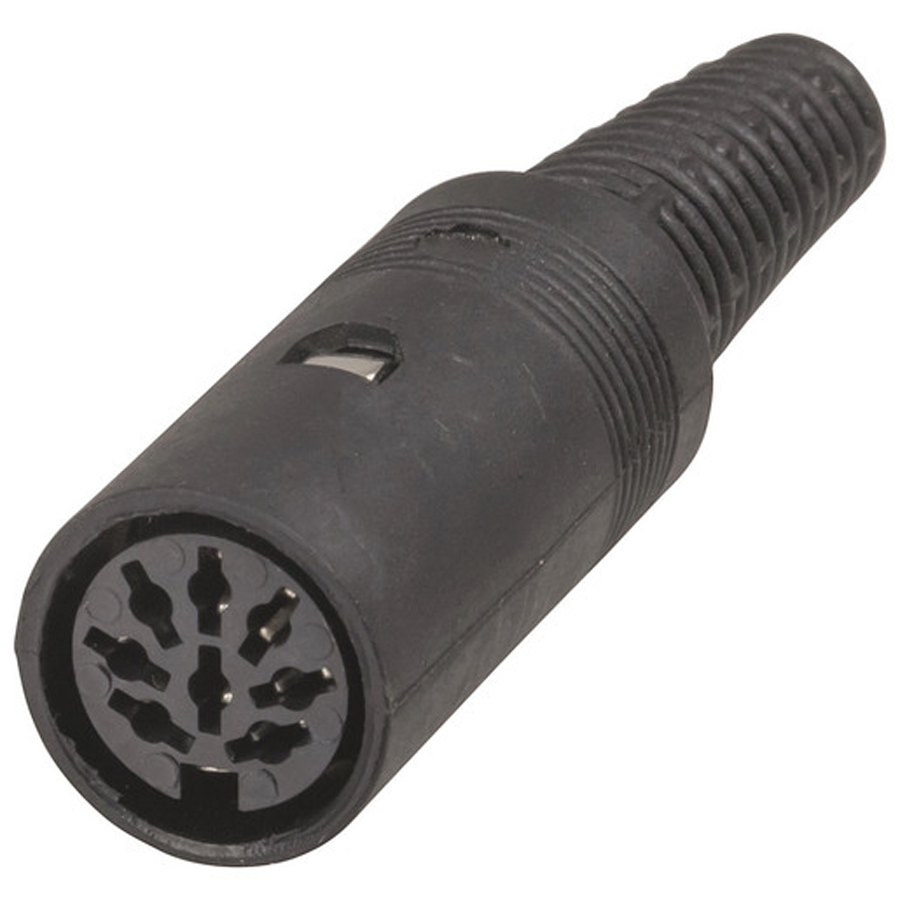 8 Pin DIN Line Socket 