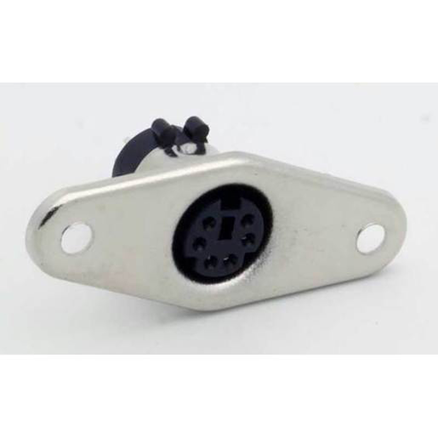 6 Pin MINI DIN PANEL Socket 