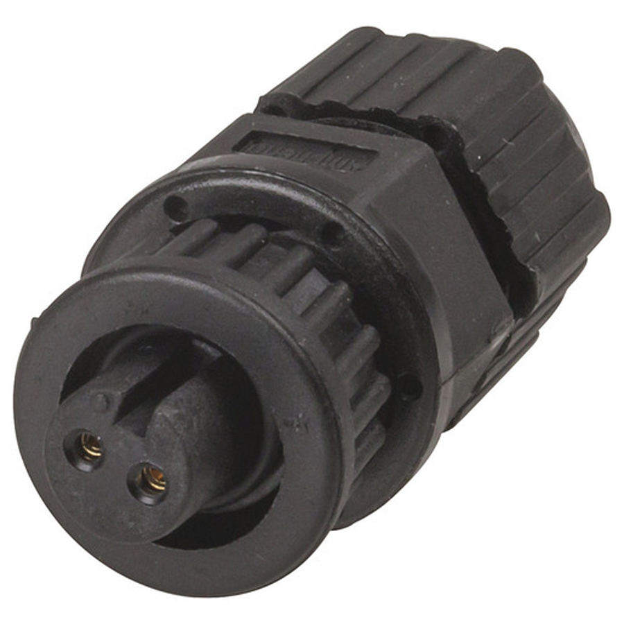 IP67 Harsh Environment Circular Sockets- 2 Pin Line Socket 