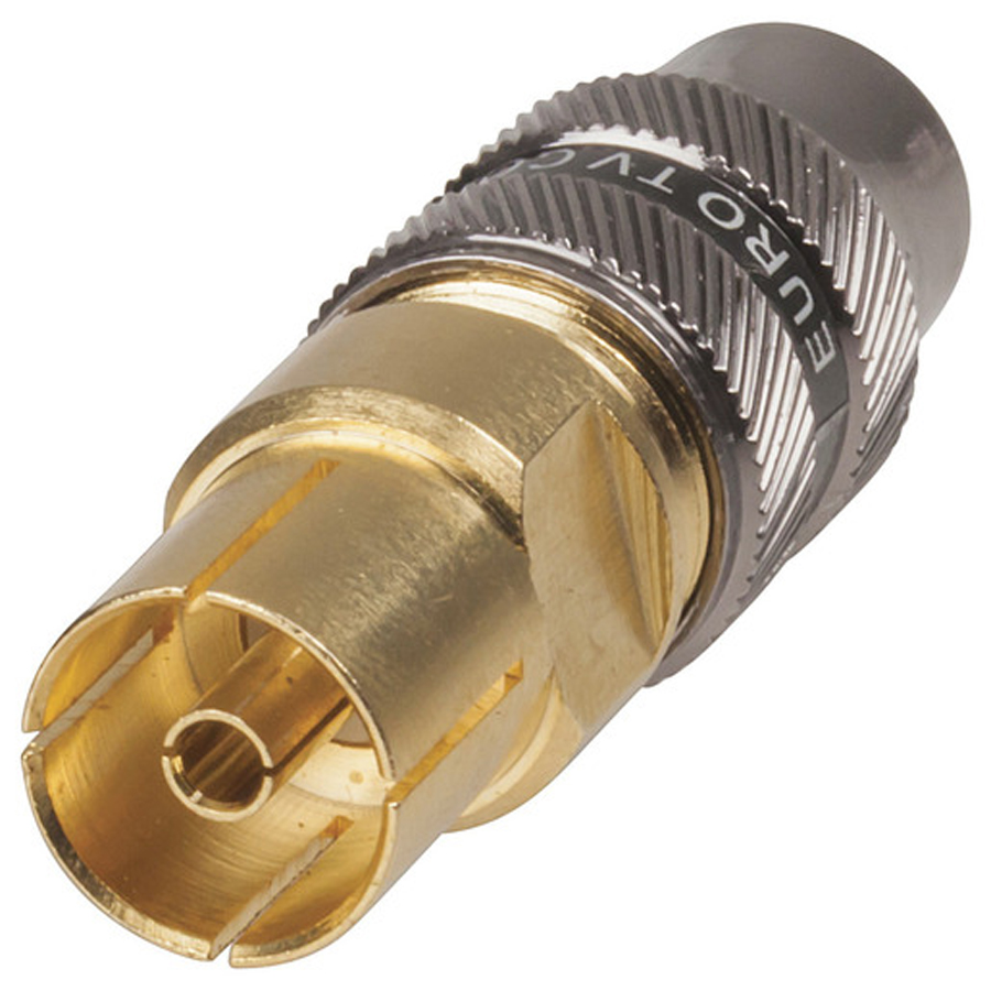 75 Ohm Gold Plated PAL Socket 
