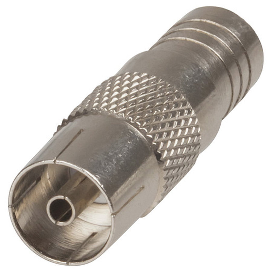 PAL TV Line Socket with Integral Crimp Ring &amp; Centre Pin 