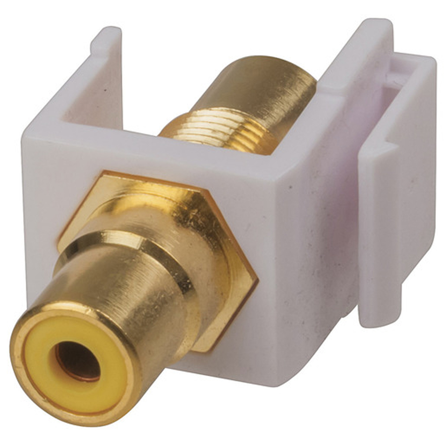 Keystone Insert RCA - RCA Skt Yellow 