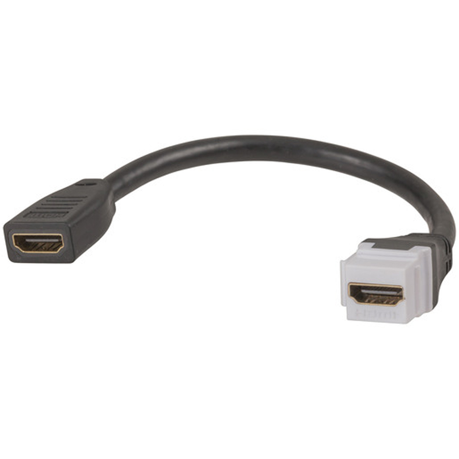 HDMI 2.0 Socket Flylead Keystone Insert 