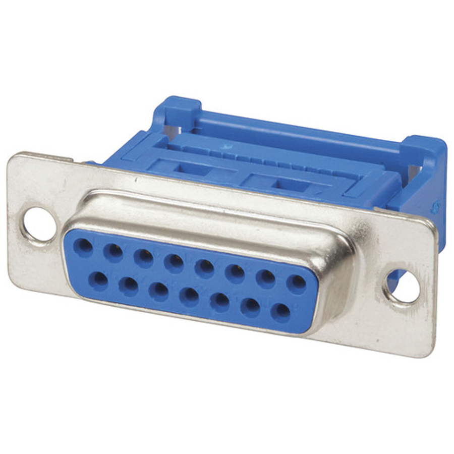 DB15 IDC Female Connector 