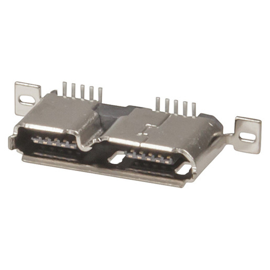 PCB Mount Micro USB 3.0 Type B Socket 