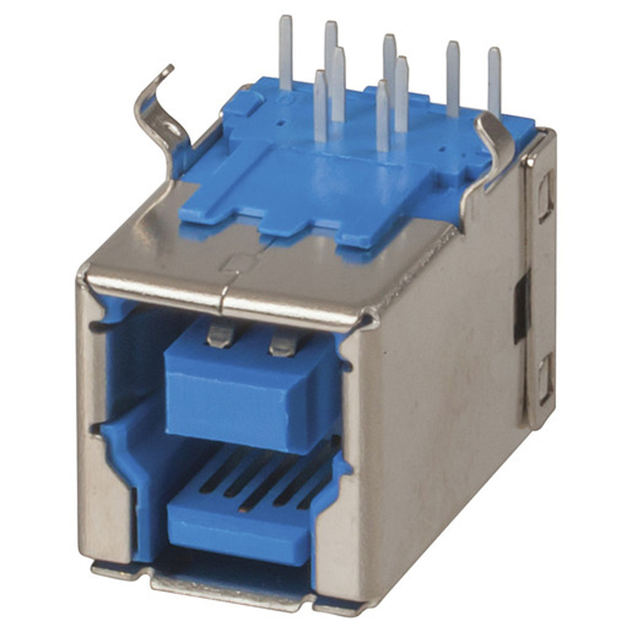 USB 3.0 Type B PCB Mount Socket 