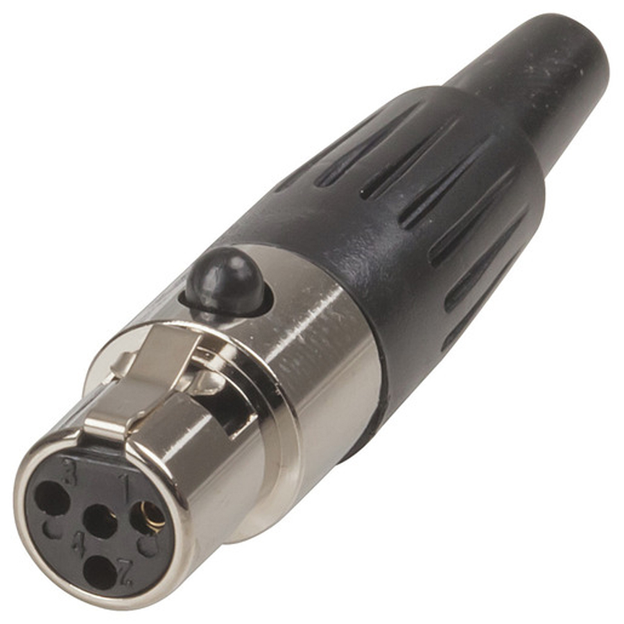 4 Pin Line Female Mini XLR Style Connector 