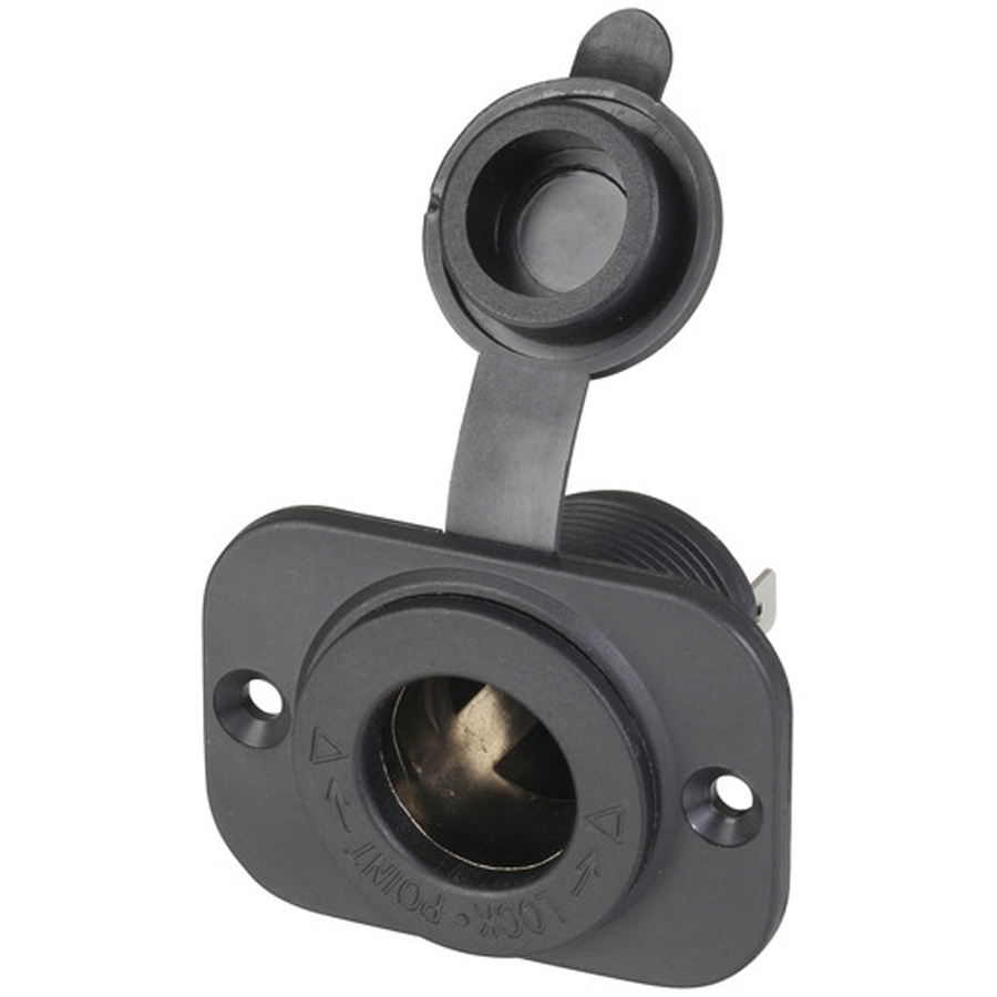 Marine Grade 10A Lighter Socket - Panel Mount 
