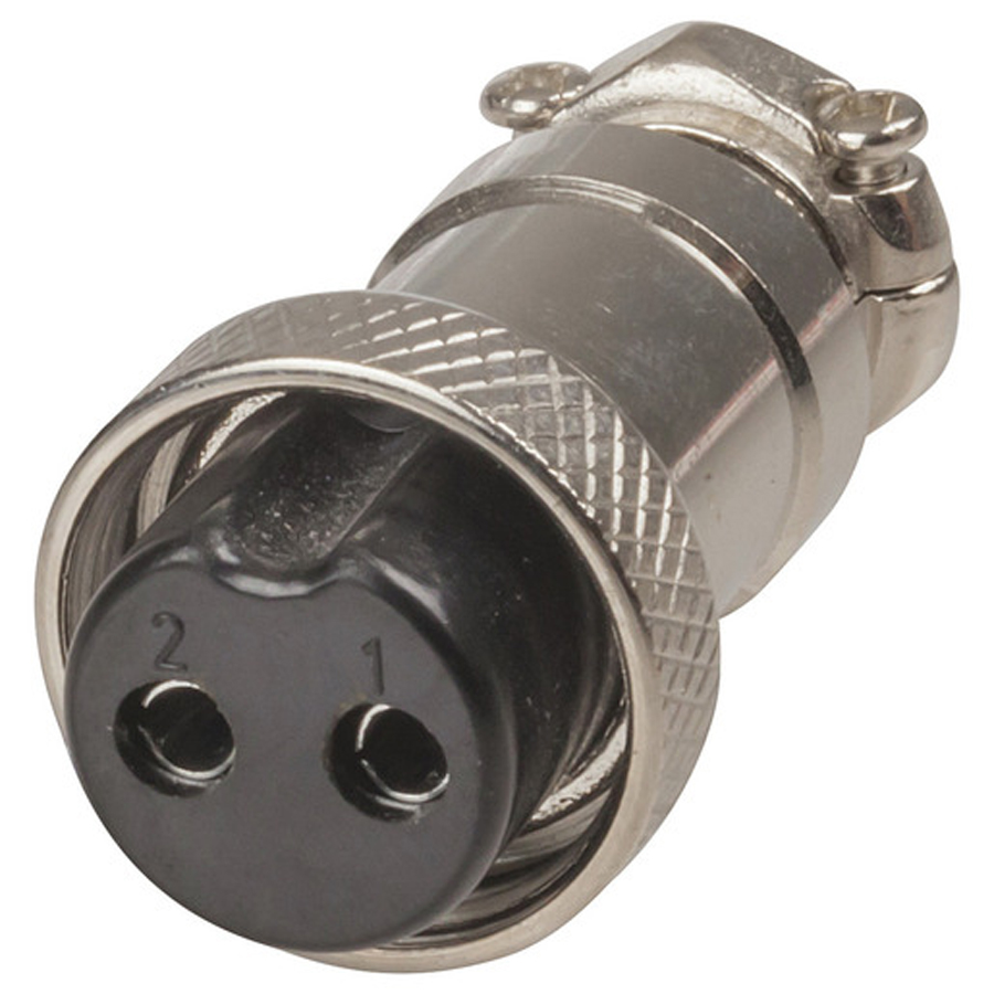 2 Pin Line Female Microphone Connector 
