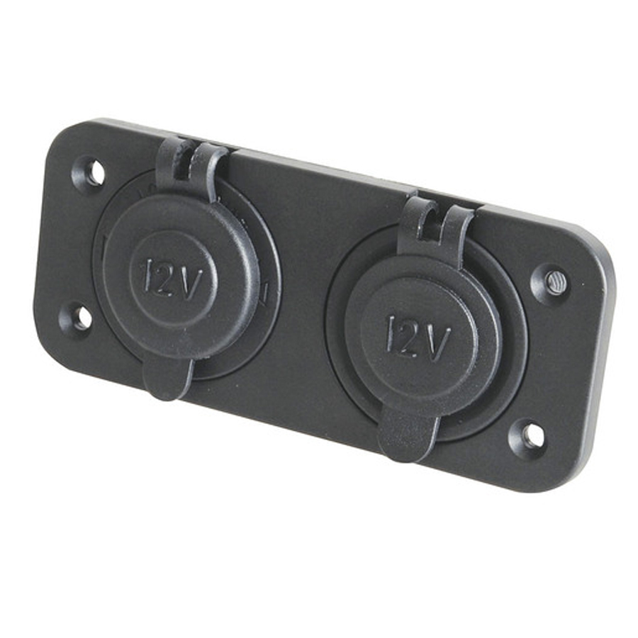 Marine Grade Lighter Socket - Double 