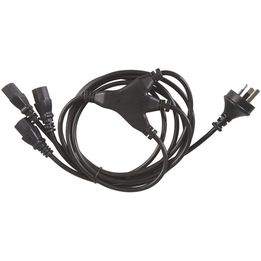 3-Outlet IEC Mains Cable 