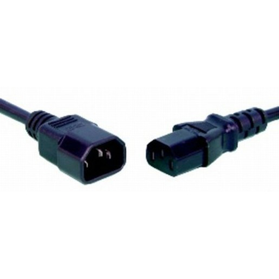 IEC C14 Male to IEC C13 Female - 1.8m 