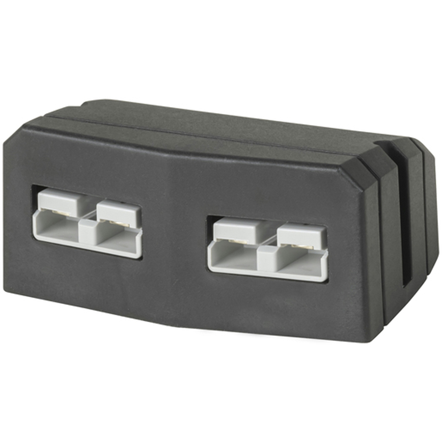 Surface Mount Bracket with Twin Battery Connector 50A Connectors 