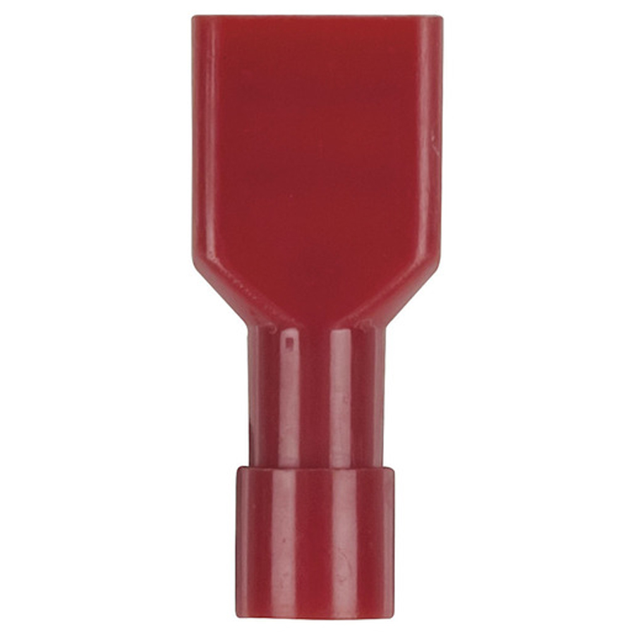 Fully Insulated Female Spade - Red - Pk.8 