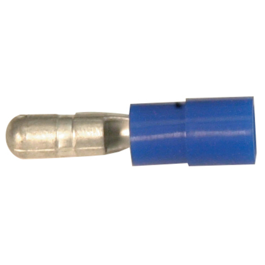 4mm Blue Male Bullet Style Crimp Terminal - Pk.100 