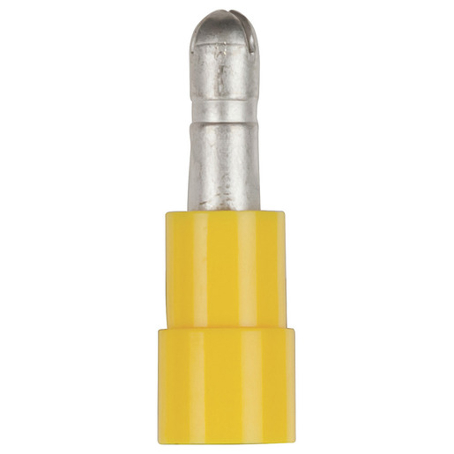4mm Bullet Male - Yellow - Pk.8 