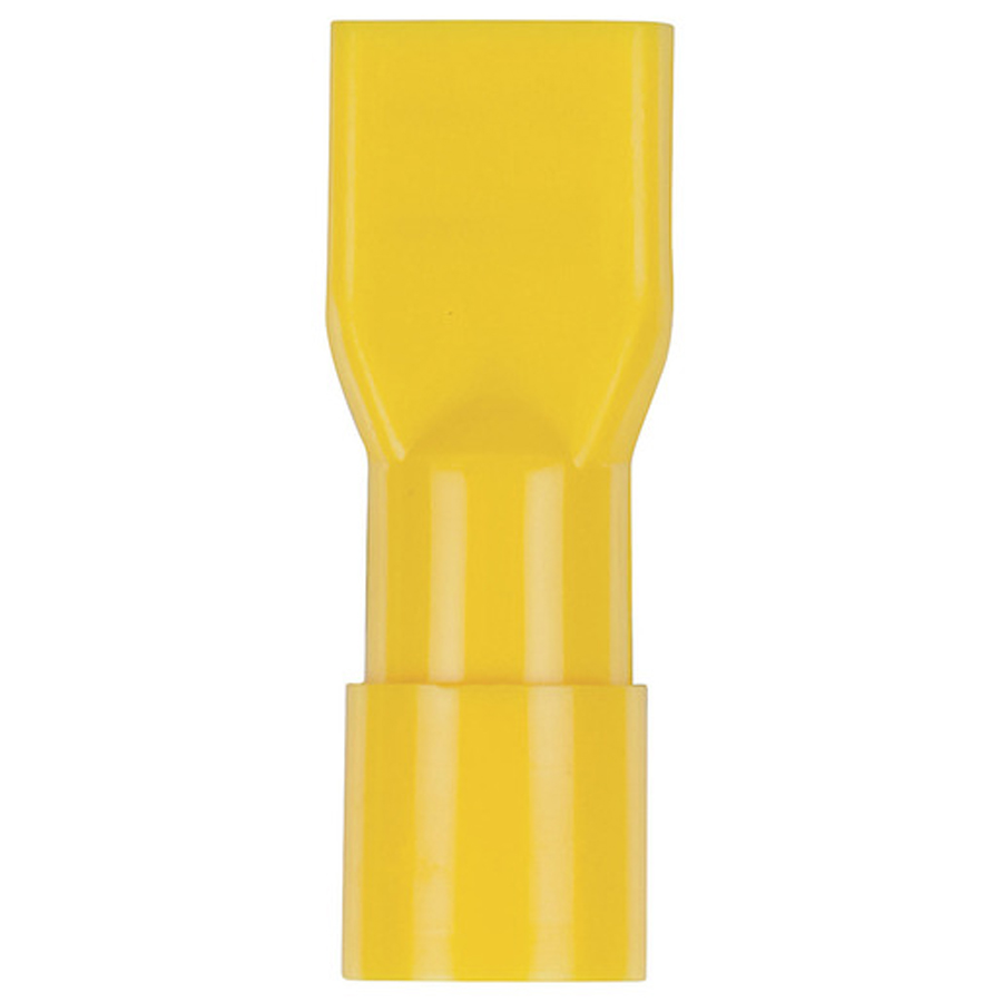 Fully Insulated Female Spade - Yellow - Pk.8 