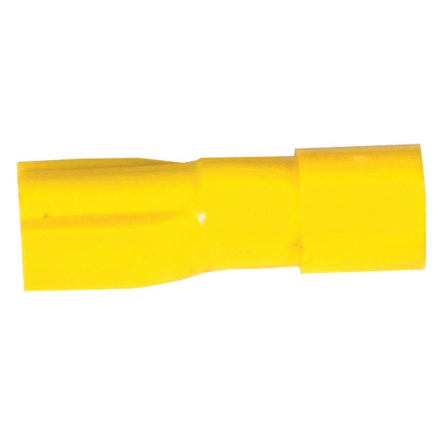 Yellow Fully Insulated Female Spade - Pack 50 