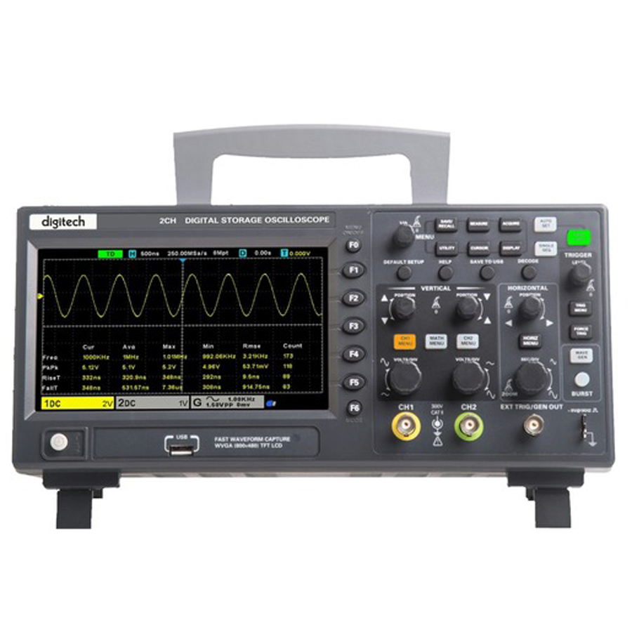 100MHz Digital Oscilloscope with 8M Memory Depth 