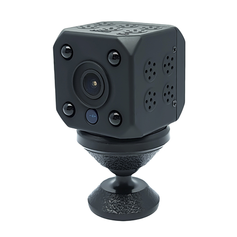 Miniature 1080p WiFi IP Camera with Rechargeable Battery and IR LEDs for night vision 