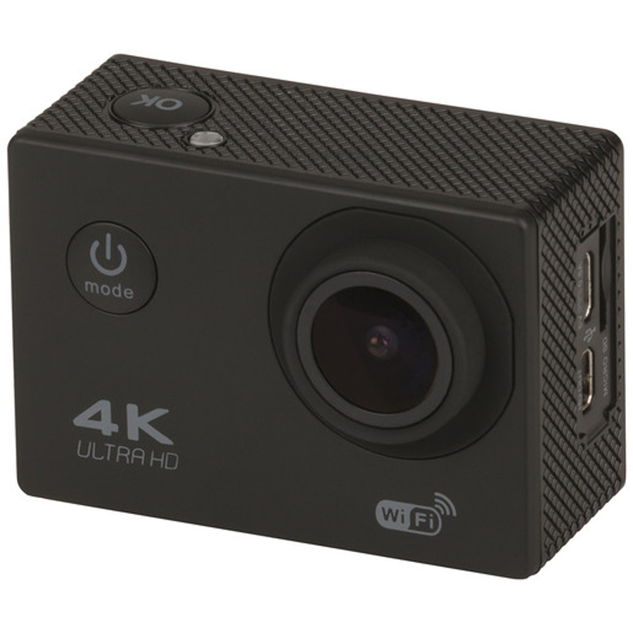 4K UHD Wi-Fi Action Camera with LCD