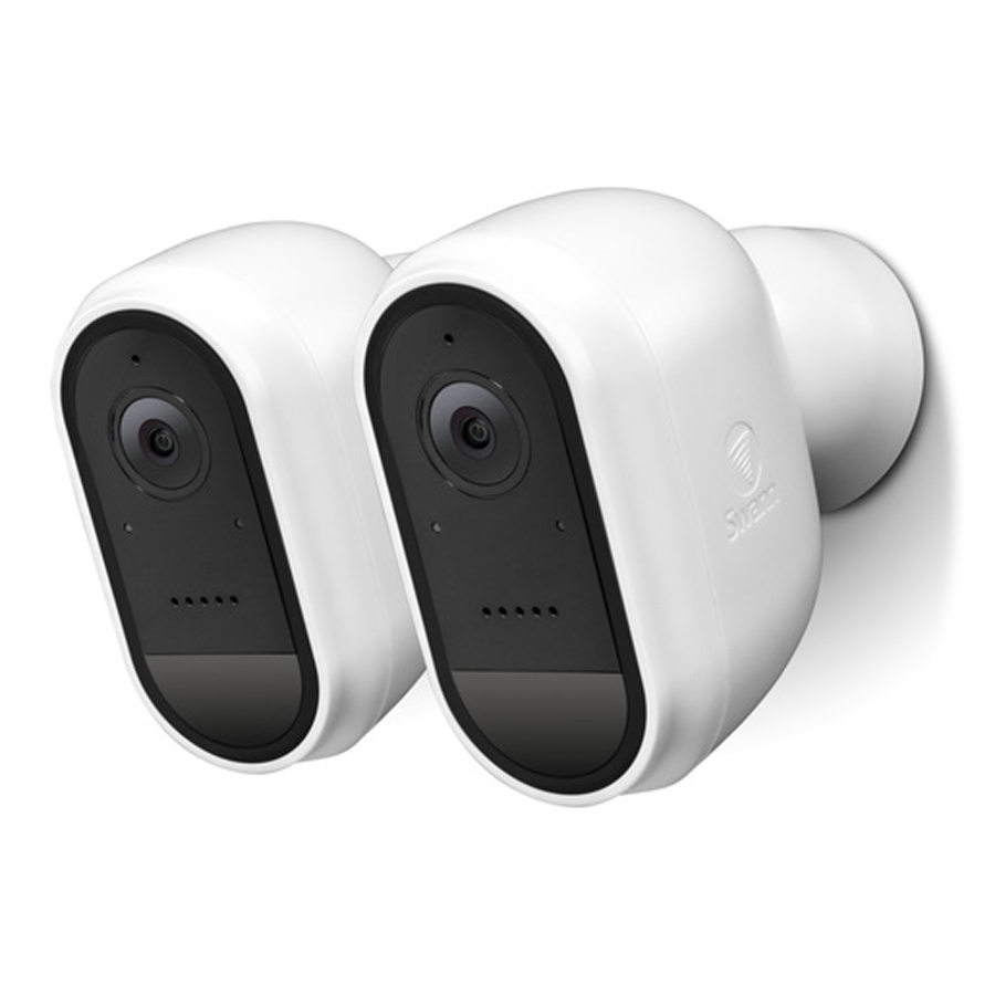 Swann 1080p Battery Powered Twin Pack Smart Wifi Camera 