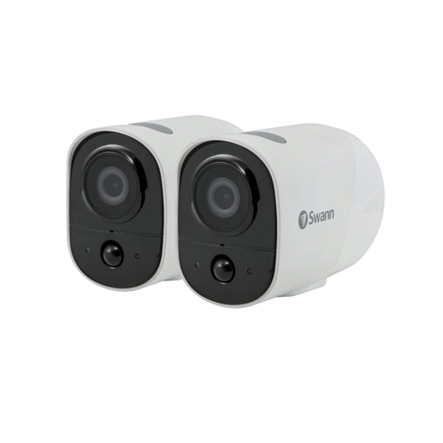 Swann 1080p Battery Powered Twin Pack Xtreem Wi-Fi Camera 