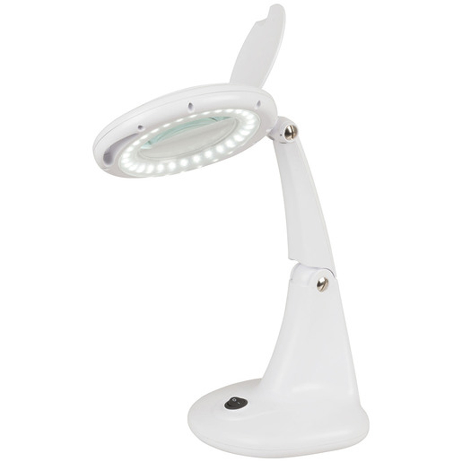LED Illuminated Desktop Magnifier 