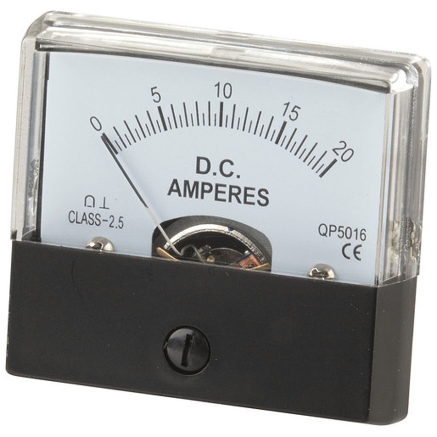 0 - 20A MU45 Panel Meter - Moving Coil Type 