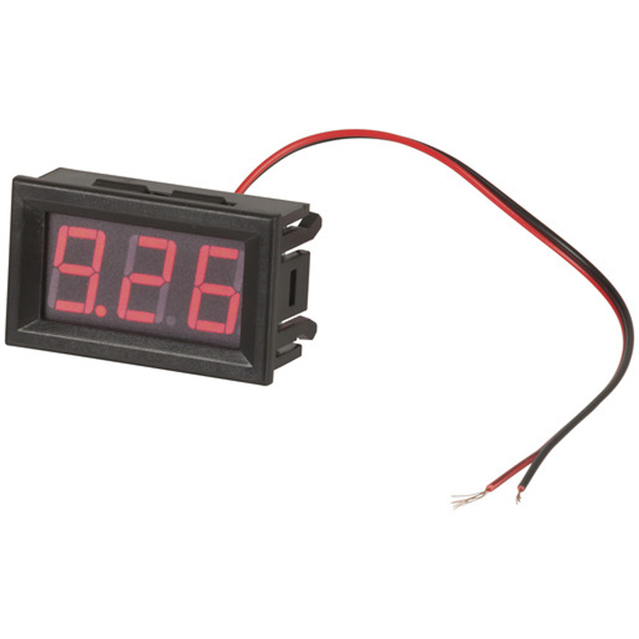 Self-Powered Red LED Voltmeter 