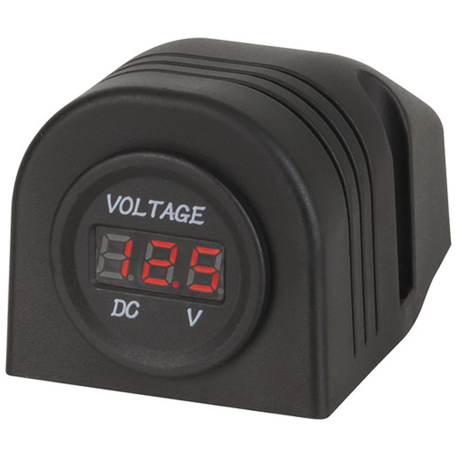 PanelSurface Mount LED Voltmeter 5-30VDC 