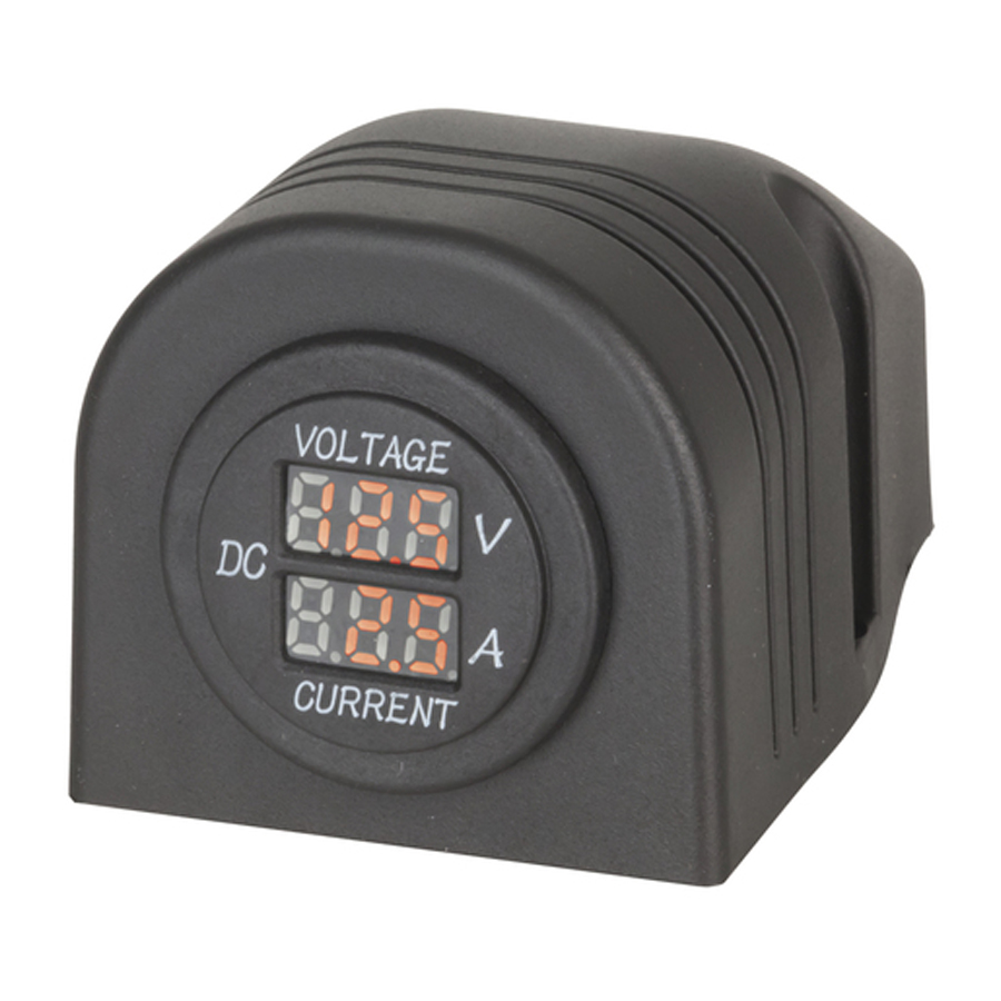 PanelSurface Mount LED Voltmeter and Ammeter 