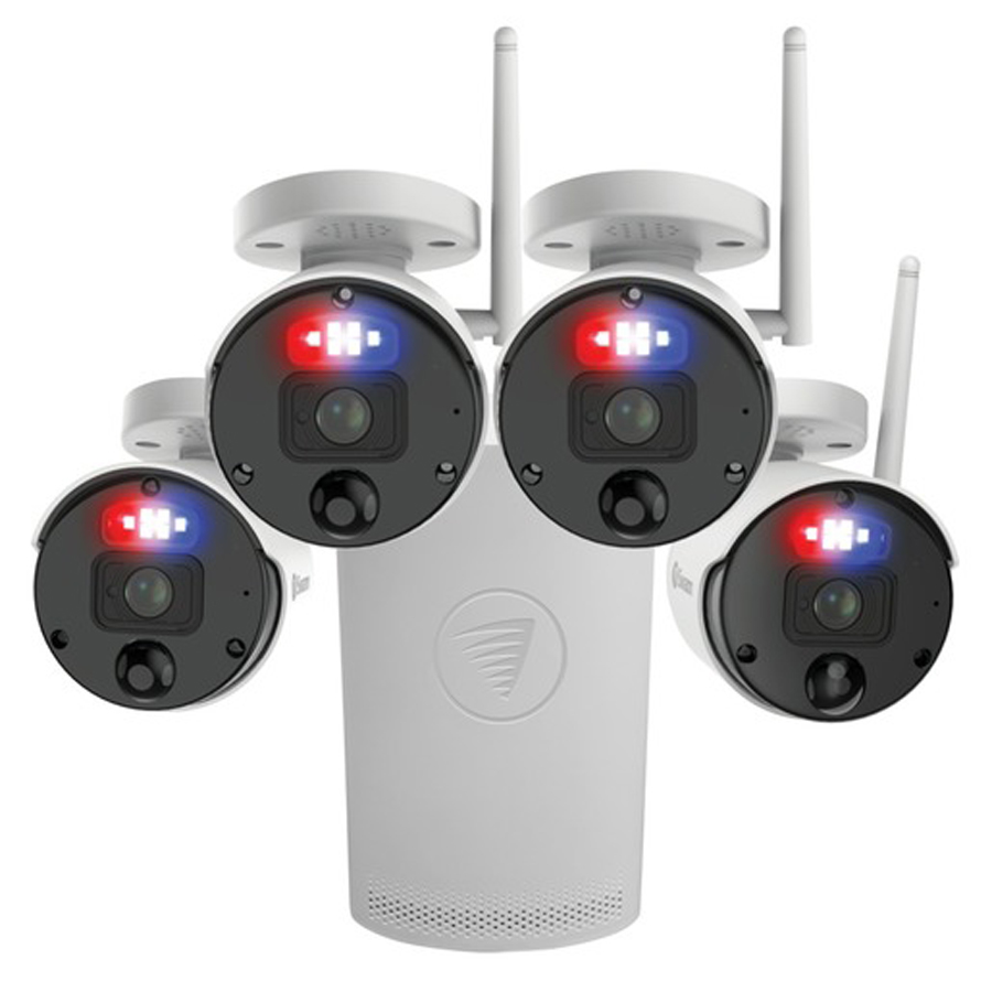 Swann 4 Channel Wireless WIFI NVR Package - 4x4K Wireless Cameras SWNVK-800KH4 