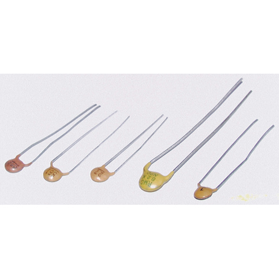 1pF 50VDC Ceramic Capacitors - Pack of 2 