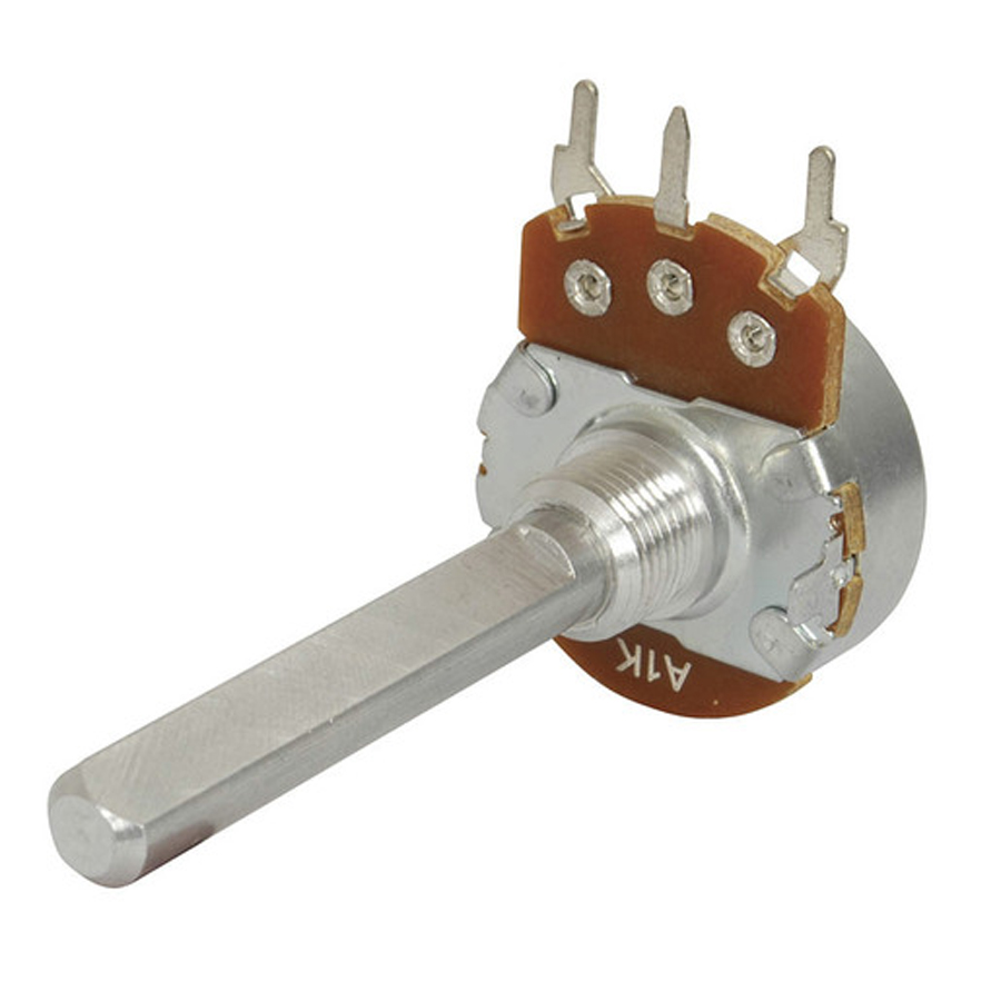 10k Ohm Linear (B) Single Gang 24mm Potentiometer 