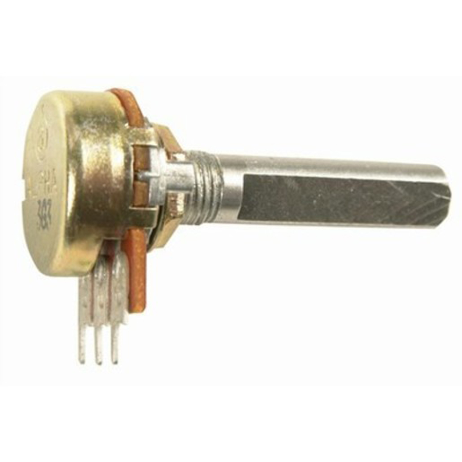 10k Ohm Logarithmic (A) Single Gang 16mm Potentiometer 